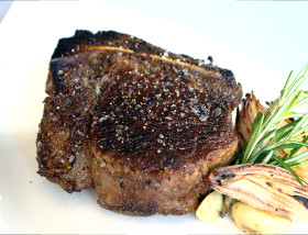 Bone-in Certified Angus Beef tenderloin steak