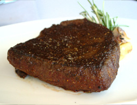 11 Oaks Wagyu flat iron steak